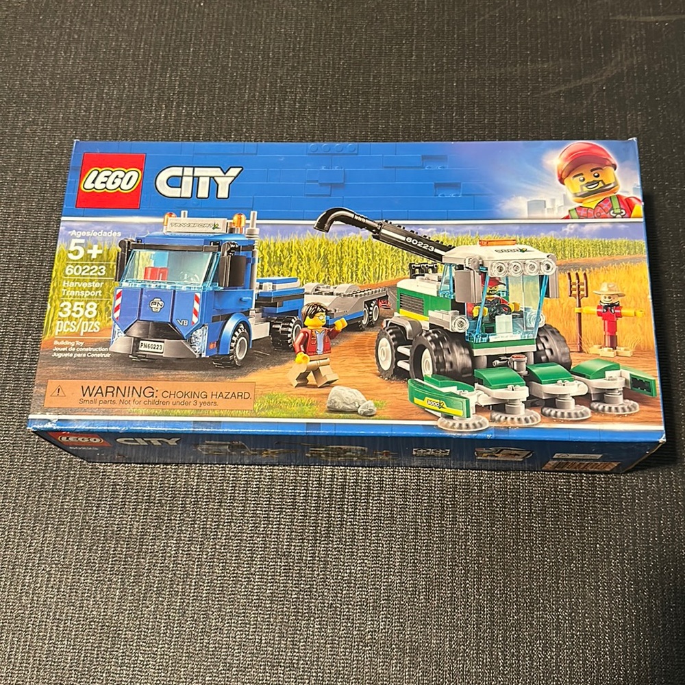 Lego City Harvester Transport 60223 - Retired- New (Box Damaged)